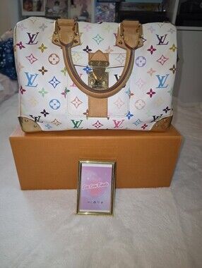 Rare Louis Vuitton Multicolor Speedy 30 – Murakami x LV, Full Set🔥